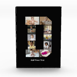 Colagem de Fotografias com design Carta D