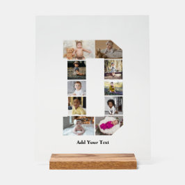 Colagem de Fotografias com design Carta D