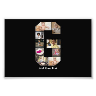 Colagem de Fotografias com design Letra G