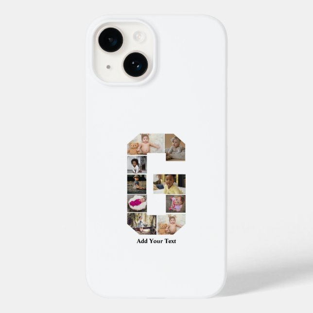 Colagem de Fotografias com design Letra G (Verso)