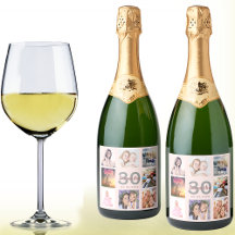 Colagem de fotografias cor-de-rosa rosa aniversári