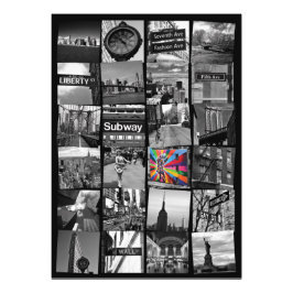 Colagem de fotografias da Cidade de Nova York