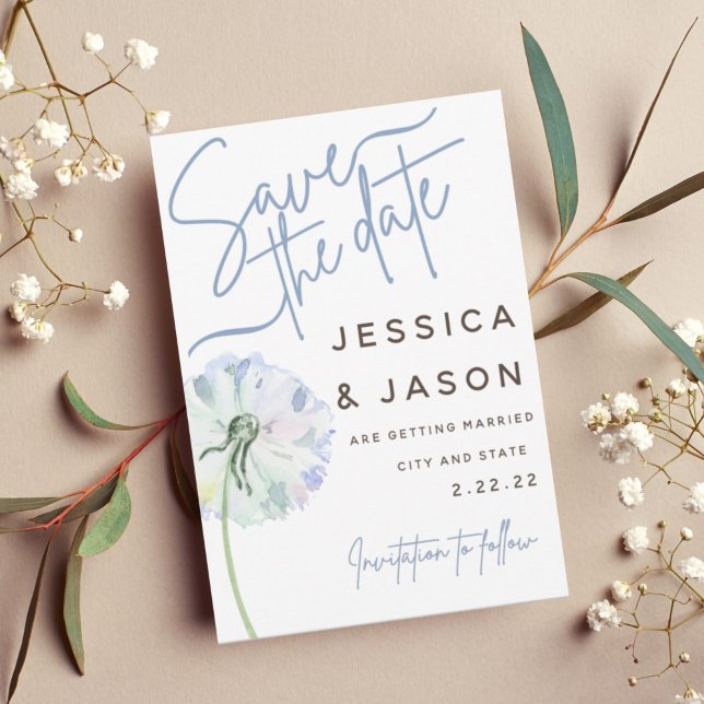 Colagem de Fotografias Dandelion Salva O Convite D (Criador carregado)