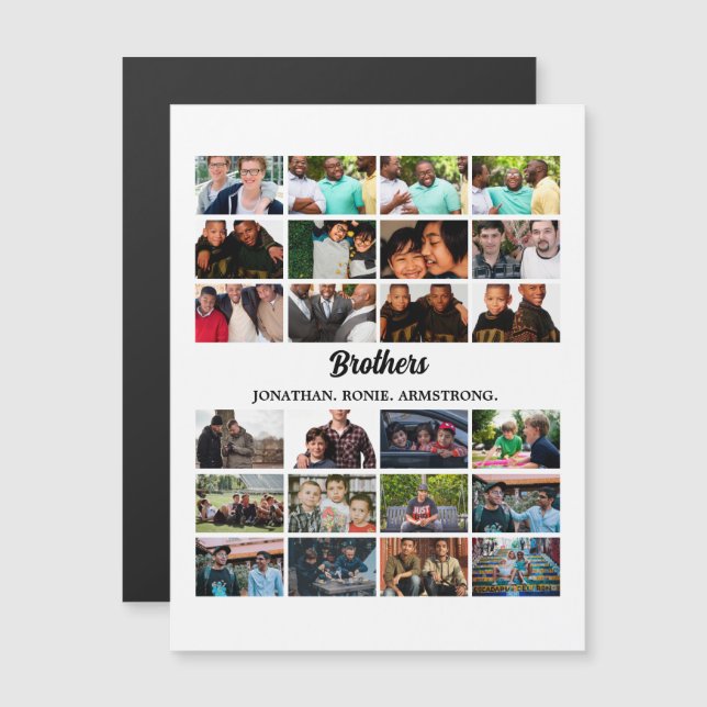 Colagem de Fotografias Personalizada dos Melhores  (Frente/Verso)