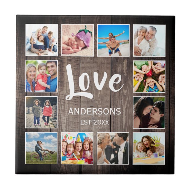 Colagem de Fotografias Personalizada Farmhouse Rus (Frente)