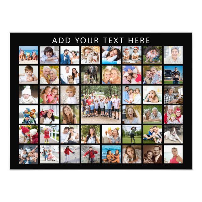 Colagem de Fotografias Personalizadas 45 Fotografi (Frente)