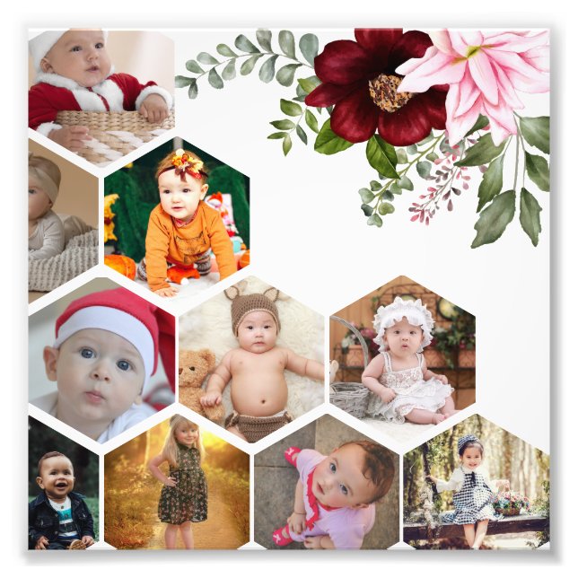 Colagem de Fotos 10 Floral design (Frente)