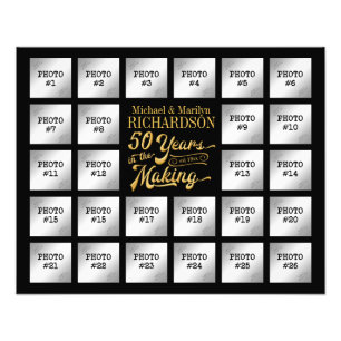 Colagem de Fotos 26 Aniversário do ouro