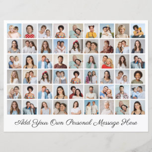 Colagem de Fotos 54 Adicione Sua Própria Folha de 