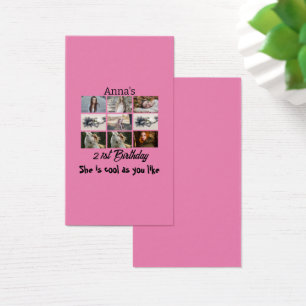 Colagem de Fotos 9 personalizada por aniversário d