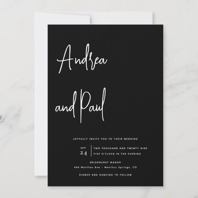 Colagem de Fotos Casamento | Convites Código Qr (Frente)