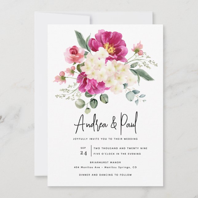 Colagem de Fotos Casamento | Convites Código Qr (Frente)