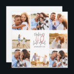 Colagem de fotos cintilantes cintilantes cor-de-ro<br><div class="desc">aniversário de 40 anos moderno convite para colagem de fotos cintilantes cor-de-rosa. Design de texto de script moderno. Parte de uma coleção.</div>