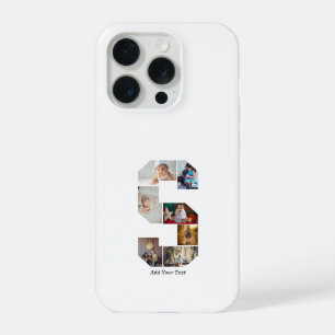 Colagem de Fotos com Letra S em Preto e Branco