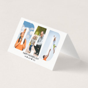 Colagem de Fotos com Letras Recortadas de PAPAI Di