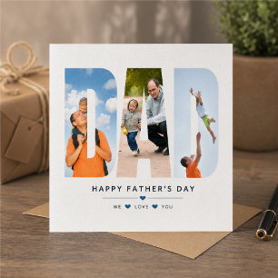 Colagem de Fotos com Letras Recortadas de PAPAI Di