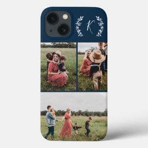 Colagem de Fotos com Monograma Rústico