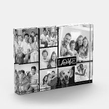 Colagem de Fotos da Família, Amor Preto e Branco