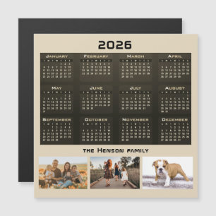 Colagem de Fotos da Família Calendário 3 2026