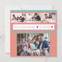 Colagem de fotos da família, fique em casa e mande