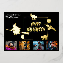 Colagem de Fotos da Família Halloween Quatro