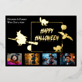 Colagem de Fotos da Família Halloween Quatro