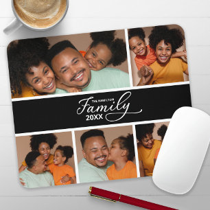 Colagem de Fotos da Família Moderna para Mousepad
