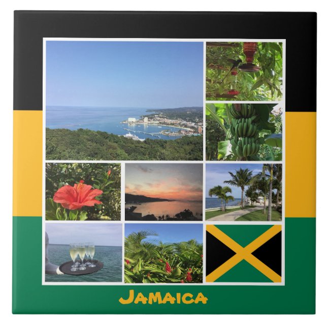Colagem de Fotos da Jamaica (Frente)