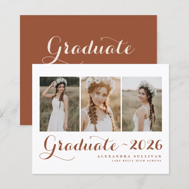 Colagem de Fotos da Turma de Terracota de 2025 For (Frente/Verso)