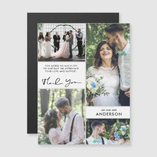 Colagem de Fotos de Agradecimento de Casamento