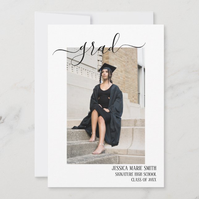 Colagem de Fotos de Anúncio do Formando Moderno (Frente)