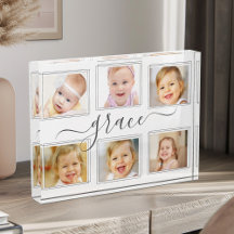 Colagem de Fotos de Bebê Decoração para Escritório