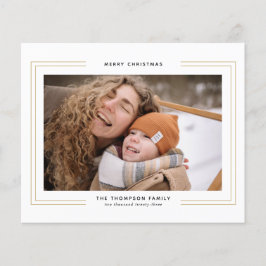 Colagem de Fotos de Borda Dourada Mínima do BUDGET