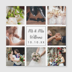 Colagem de Fotos de Casamento Personalizada