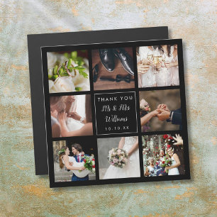 Colagem de Fotos de Casamento Simples com Agradeci