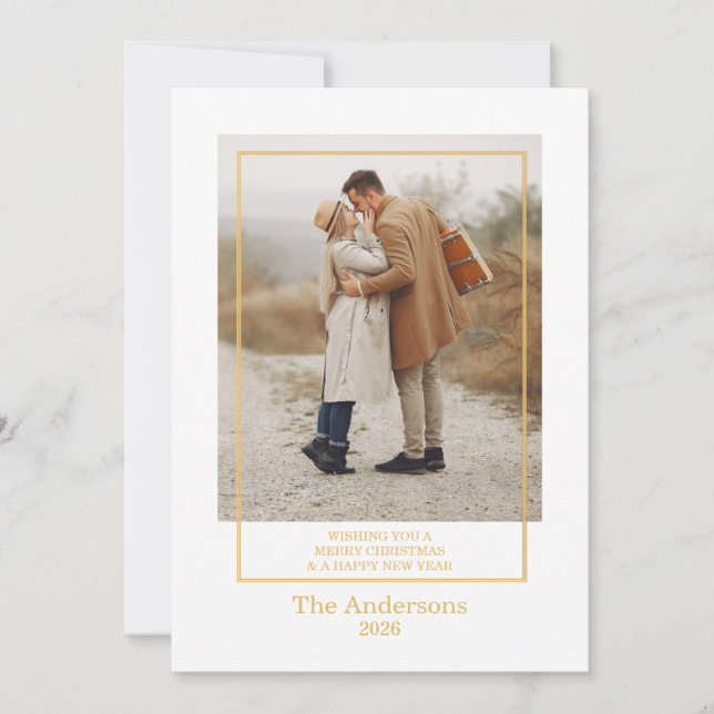 Colagem de Fotos de Feliz Natal Cartão de Férias D (Frente)