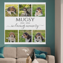 Colagem de Fotos de Lembrança Personalizada de Pet