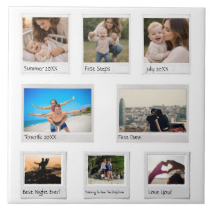 Colagem de Fotos de Memórias Personalizadas com 8