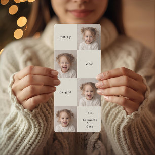 Colagem de Fotos de Natal Alegre e Brilhante