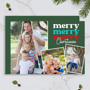 Colagem de Fotos de Natal Verde 3
