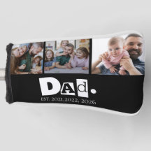 Colagem de Fotos de Pai com 3 Filhos Lembrança de