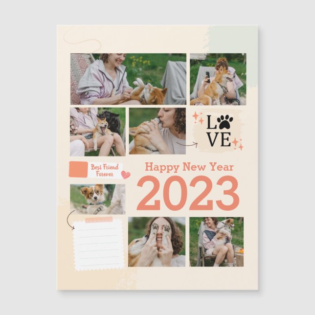 Colagem de Fotos do Calendário (Frente)