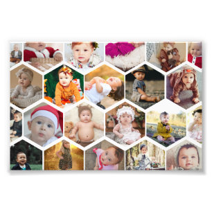 Colagem de Fotos do Hexagon