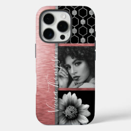 Colagem de Fotos Dourada Silver e Rosa - Personali