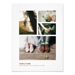 Colagem de Fotos Elegante Completamente Personaliz