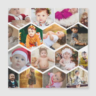 Colagem de Fotos em Hexágono