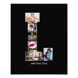 Colagem de Fotos em Preto e Branco L