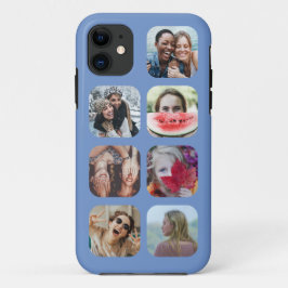 Colagem de Fotos em Quadrado 7 capas de iphone Azu
