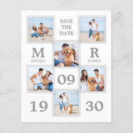 Colagem de Fotos Moderna de Casamento de Orçamento