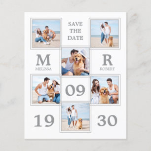 Colagem de Fotos Moderna de Casamento de Orçamento